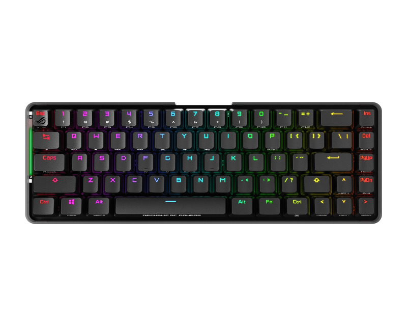 Клавиатура ASUS ROG Falchion Keyboard Wireless (2.4G/USB) Cherry MX RGB 305x101x38mm 520g (027539) (90MP01Y0-BKRA01)