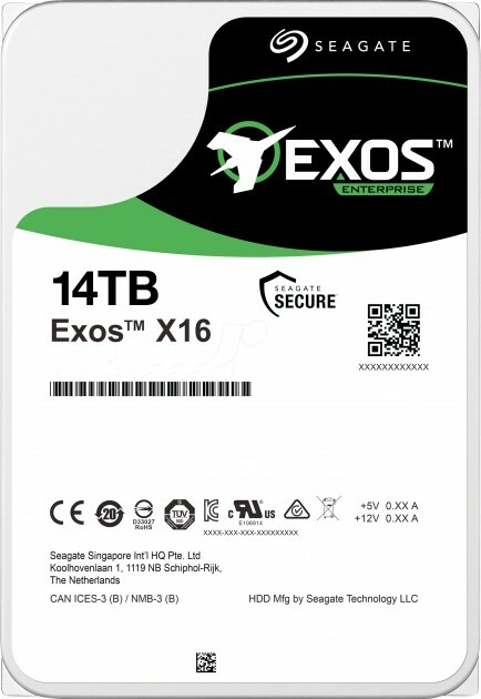 Жесткий диск  SEAGATE Exos X16 3.5  14TB 7.2K SAS 12Gb/s