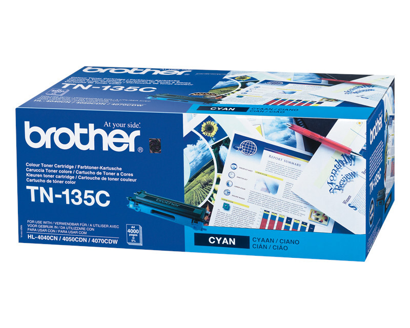 Картридж голубой Brother TN135C
