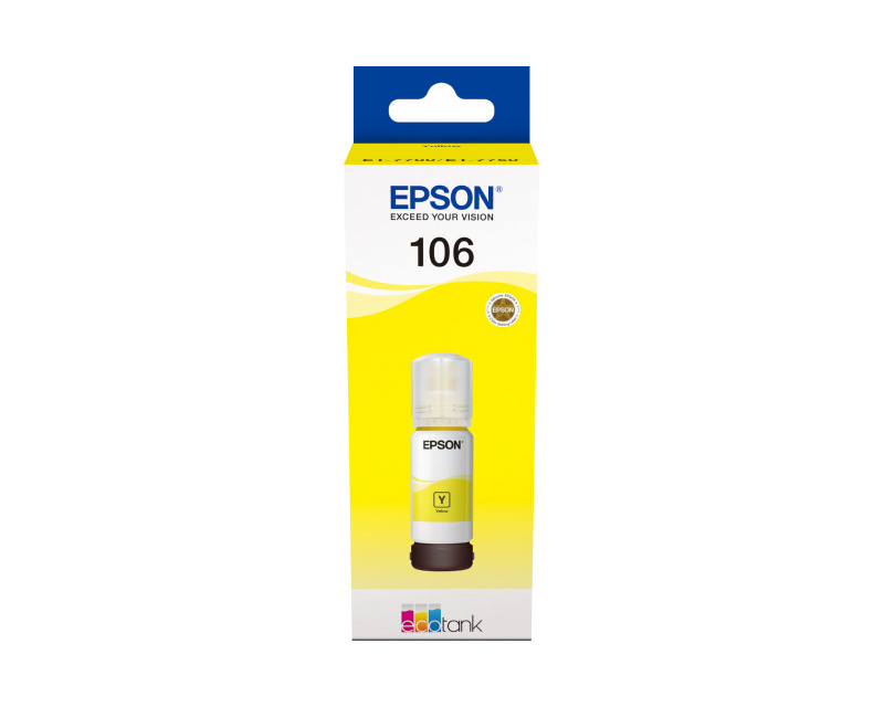 Картридж желтый Epson 106, C13T00R440