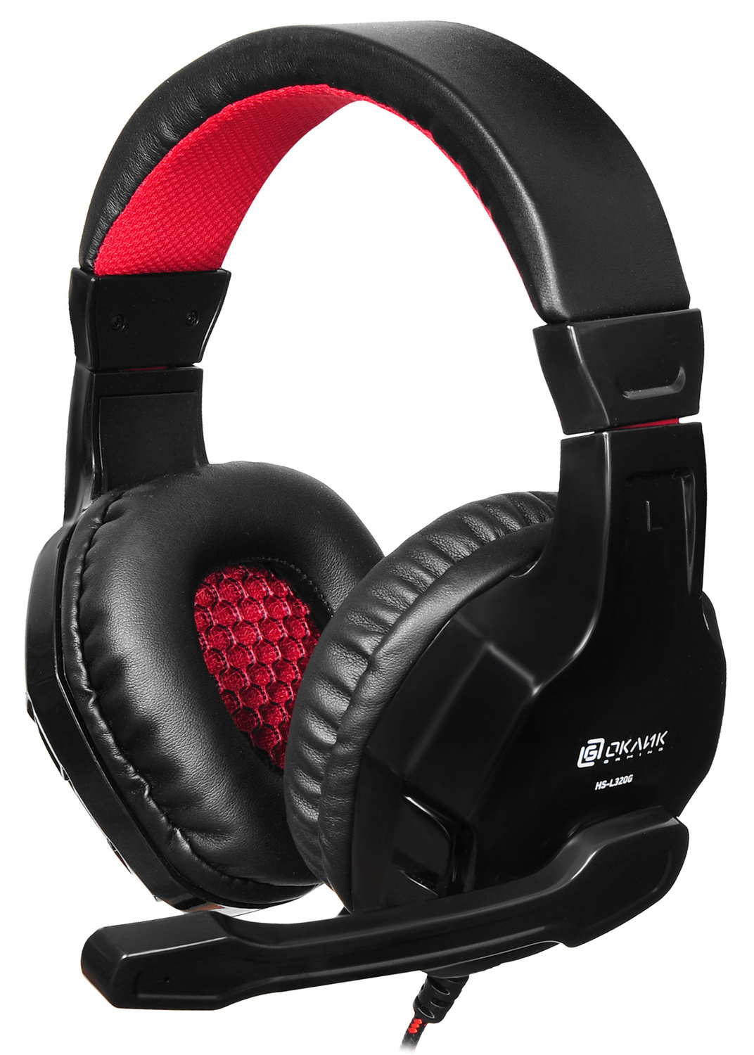 Смартфоны и гаджеты Наушники Oklick HS-L320G Phoenix, цвет красный/черный