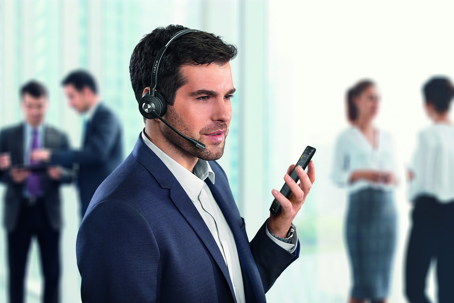 Гарнитура Jabra Engage 75 Stereo, цвет черный