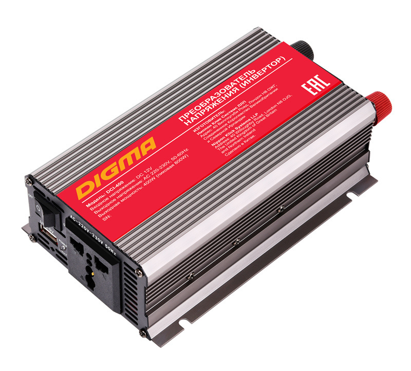 Автотовары  Allsoft Автоинвертор DIGMA DCI-400
