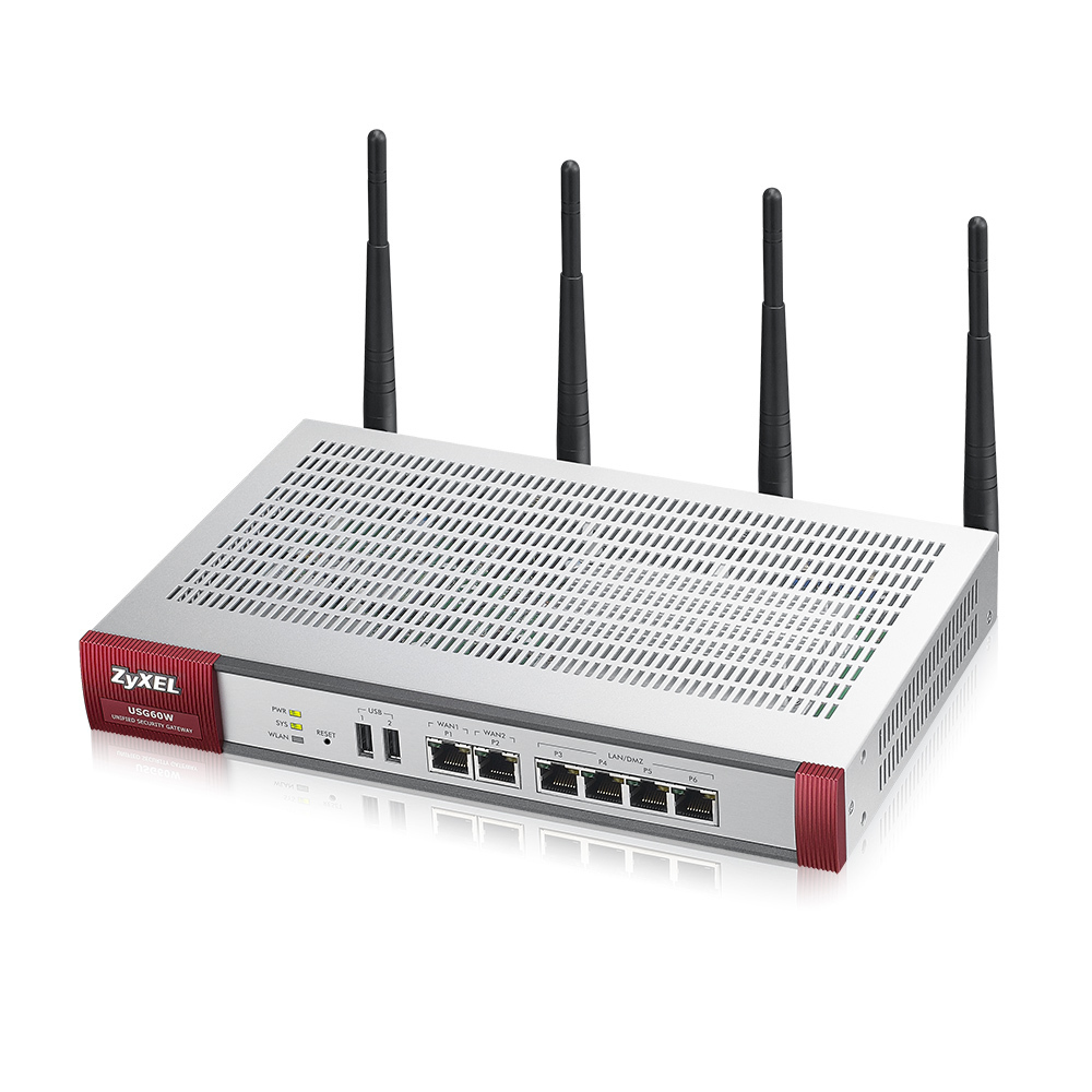 Wi-Fi роутер ZYXEL  USG60 W UTM BDL