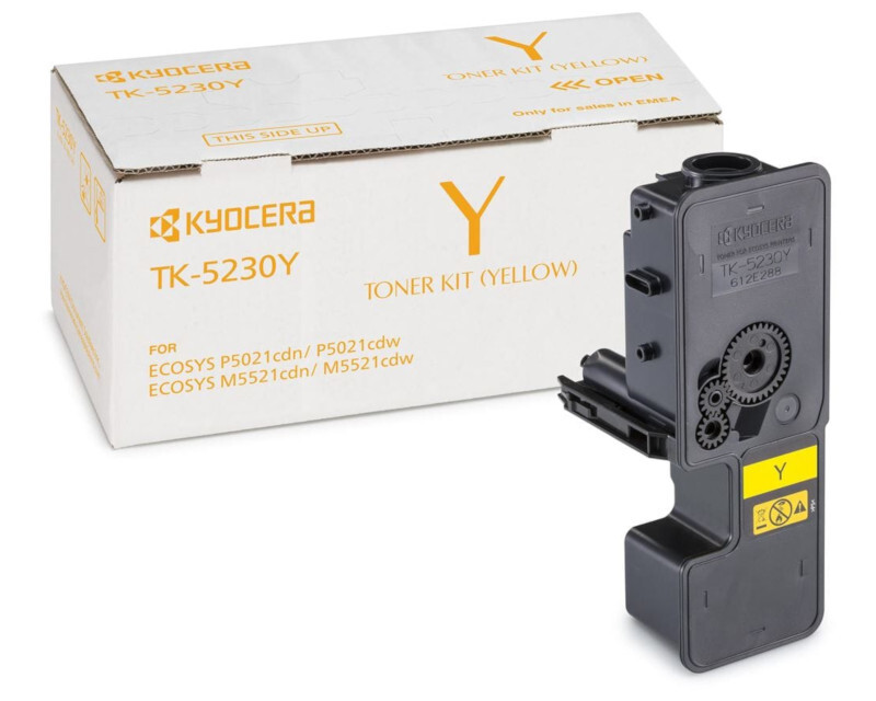 Тонер-картридж желтый Kyocera TK-5230, 1T02R9ANL0