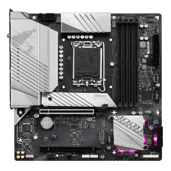 Комплектующие  Allsoft Материнская плата Gigabyte LGA 1700 Intel B760 B760M AORUS ELITE AX