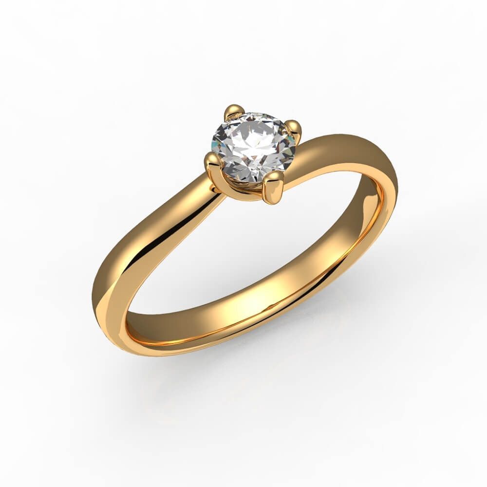 Обручальные кольца Кольцо помолвочное Минуты счастья, золото 585 пробы, цена без бриллианта