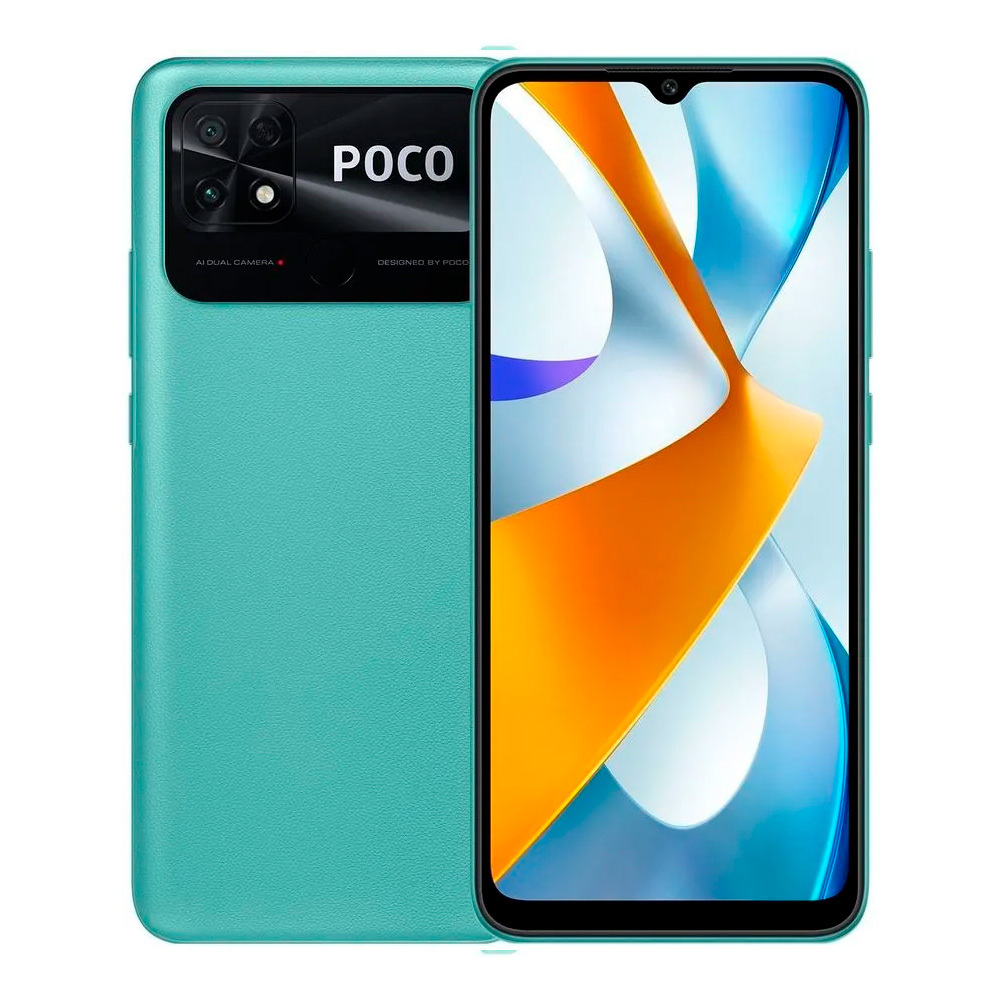 Смартфон Xiaomi Poco C40 3/32GB Coral Green (Зеленый) RU