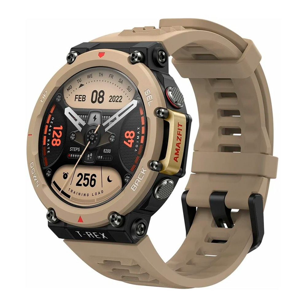  Умные часы Amazfit T-Rex 2 Desert Khaki (Пустынный хаки)