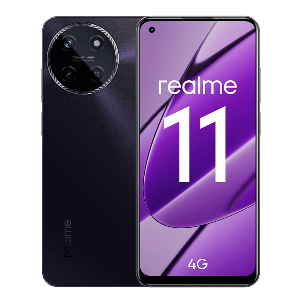 Смартфон Realme 11 4G 8/128GB Black (Черный) RU