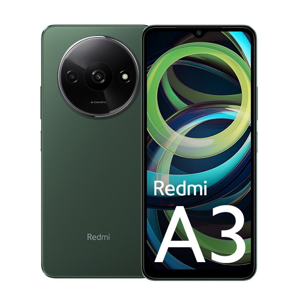 Смартфон Xiaomi Redmi A3 4/128Gb Forest Green (Зеленый) RU