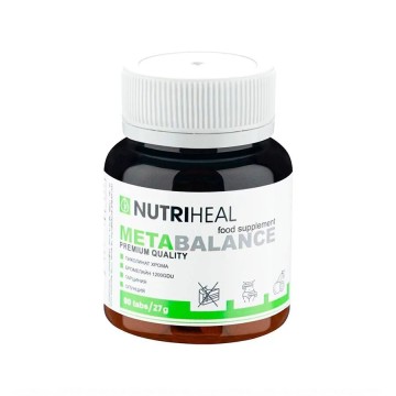 NUTRIHEAL, Метабаланс Комплекс из экстрактов опунции и гарцинии с хромом, таблетки, 90 шт.