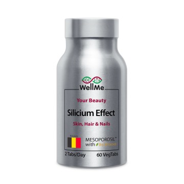   Itab WellMe, Silicium Effect, Кремний (для здоровья кожи, волос, ногтей и суставов), таблетки, 60 шт.