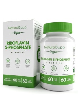 Глаза и зрение Naturalsupp, Рибофлавин-5-фосфат (Витамин В2), капсулы, 60 шт.