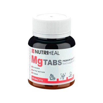 NUTRIHEAL, Комплекс с магнием цитрат и витамином В6, таблетки, 90 шт.