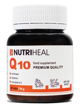 Куркумин  Itab NUTRIHEAL, Q10 с куркумой и перцем, таблетки, 60 шт.