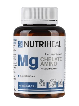 NUTRIHEAL, Магний (хелатный амино), капсулы, 90 шт.