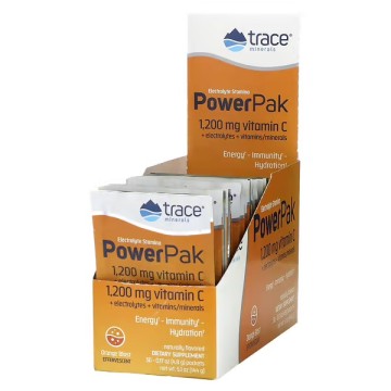 На 23 февраля  Itab Trace Minerals, PowerPak + stamina (электролит для повышения выносливости), со вкусом апельсина, порошок, 30х5,3 г