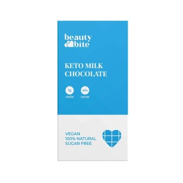 BeautyBite, Шоколад «Beauty Bite Keto» молочный шоколад, 20 г