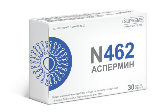 Supreme Pharmatech, Комплекс N462 «Аспермин», капсулы, 30 шт.