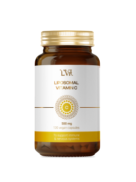 Волосы, ногти и кожа Liposomal Vitamins, Липосомальный витамин С, капсулы, 120 шт.