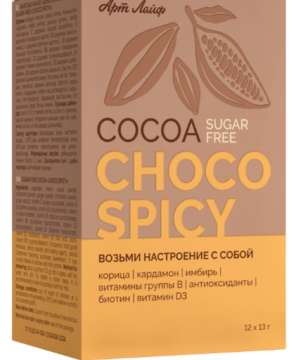Бакалея  Itab АртЛайф, Какао без сахара «Шоко спайси», саше, 12*13 г