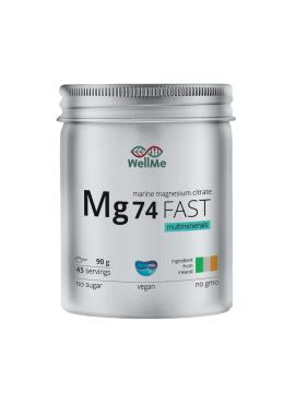 WellMe, Mg 74 Fast (для здоровья нервной системы), порошок, 90 г