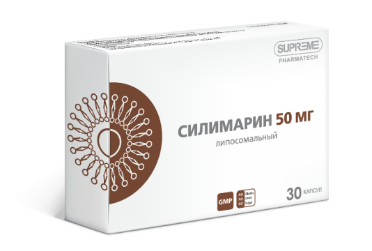 Supreme Pharmatech, Липосомальный Силимарин, капсулы, 30 шт.