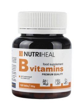 Витамин B  Itab NUTRIHEAL, Витаминный В-комплекс, со вкусом лимона, таблетки, 120 шт.