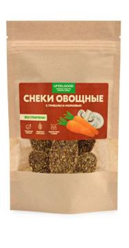 UFEELGOOD, Снеки овощные с грибами и морковью, 70 г