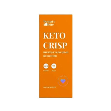 BeautyBite, Батончик «Keto Crisp» гречишный, 35 г