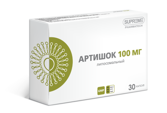 Детоксикаторы Supreme Pharmatech, Липосомальный артишок, капсулы, 30 шт.
