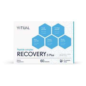 VITUAL, RECOVERY 5 Plus (ускорение восстановления после травм и операций), капсулы, 60 шт.