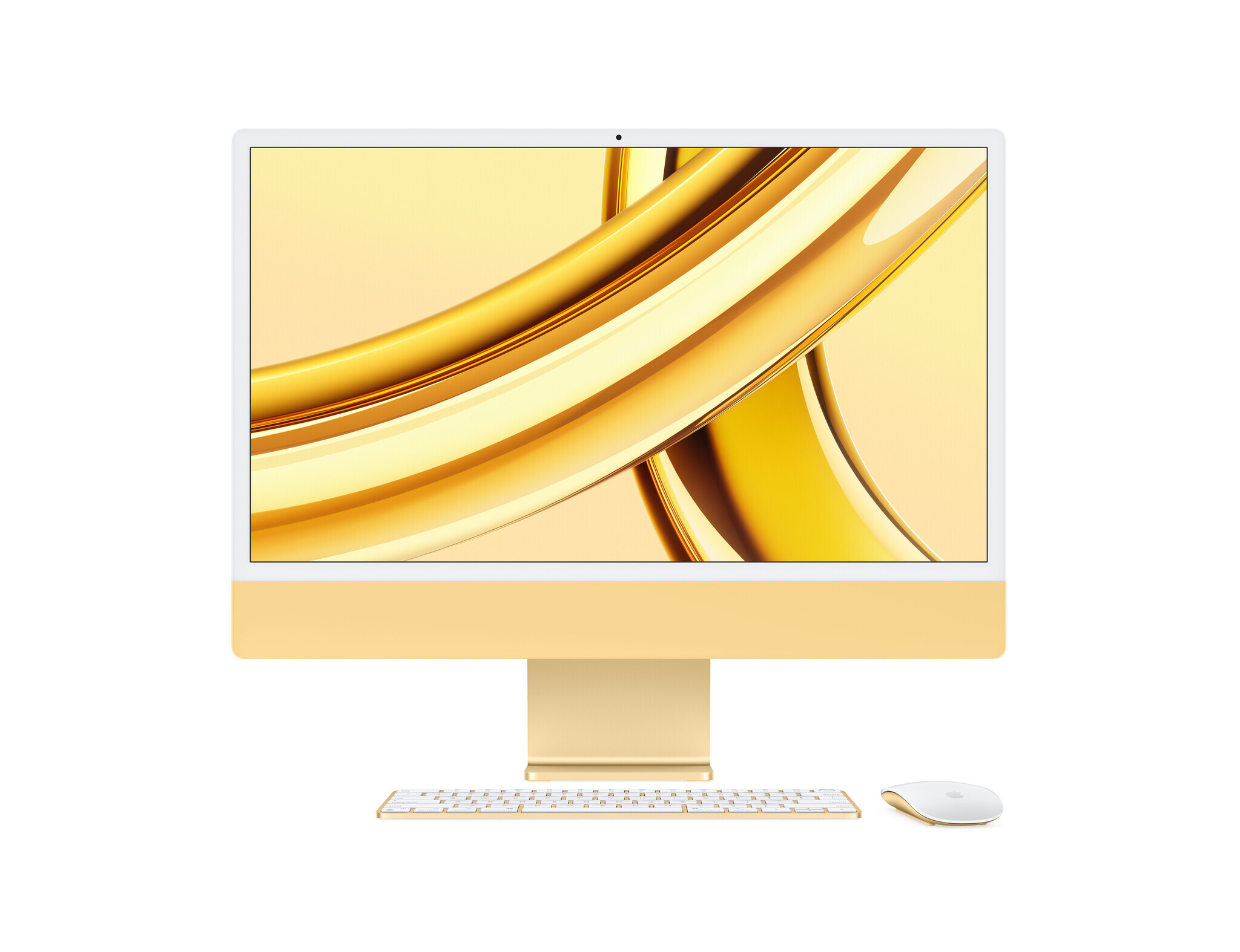 Apple iMac 24 with Retina 4.5K (M3 8C CPU, 10C GPU/16GB/512GB) (Yellow) (Z19F000D8)