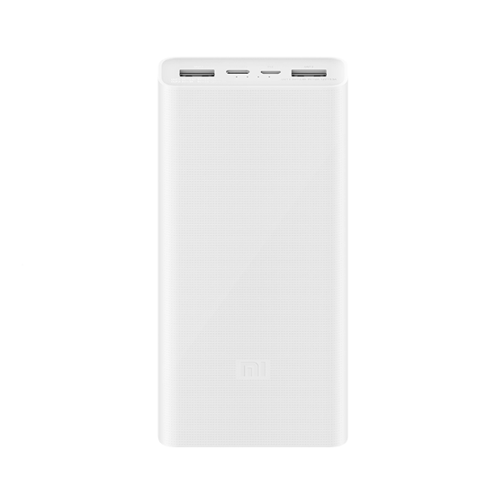 Универсальный внешний аккумулятор Xiaomi Mi Power Bank 3 20000 mAh (PLM18ZM) (белый)