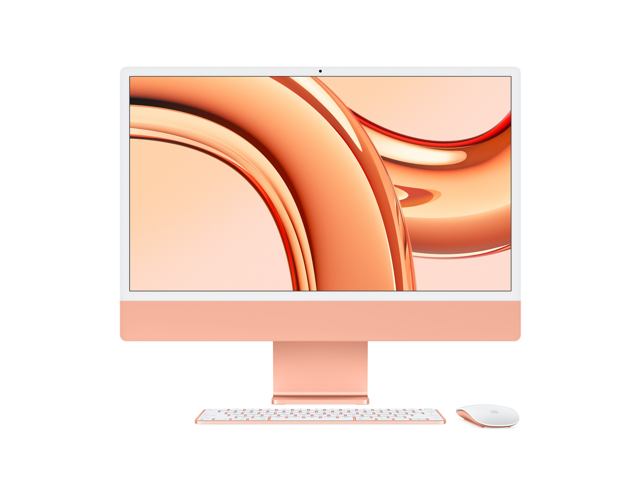   AppleAvenue Apple iMac 24 with Retina 4.5K (M4 10C CPU, 10C GPU/16GB/256GB) (Orange) (Z1EV000KZ)