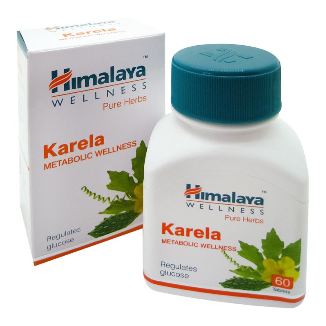 Индийские Продукты  Ашанти Карела (Karela) для снижения уровня сахара в крови Himalaya | Хималая 60 таб