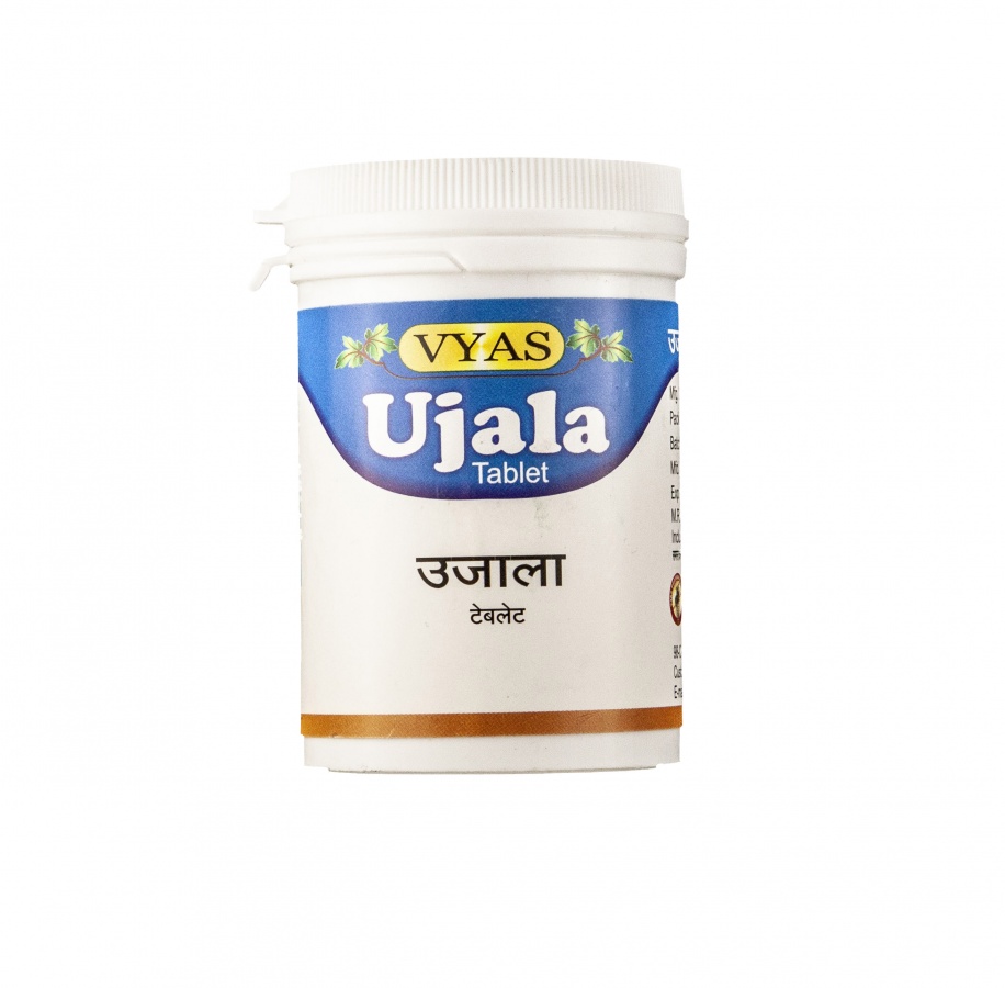 Индийские Продукты  Ашанти Уджала (Ujala) для восстановления и улучшения зрения Vyas Pharmacy | Вяс Фармаси 100таб