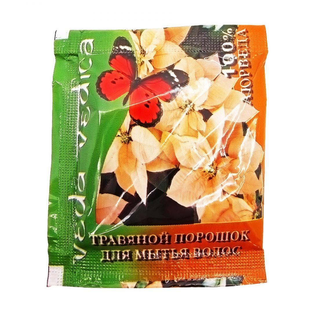 Травяной порошок для мытья волос (herbal hair wash powder) Vedica | Ведика 5г