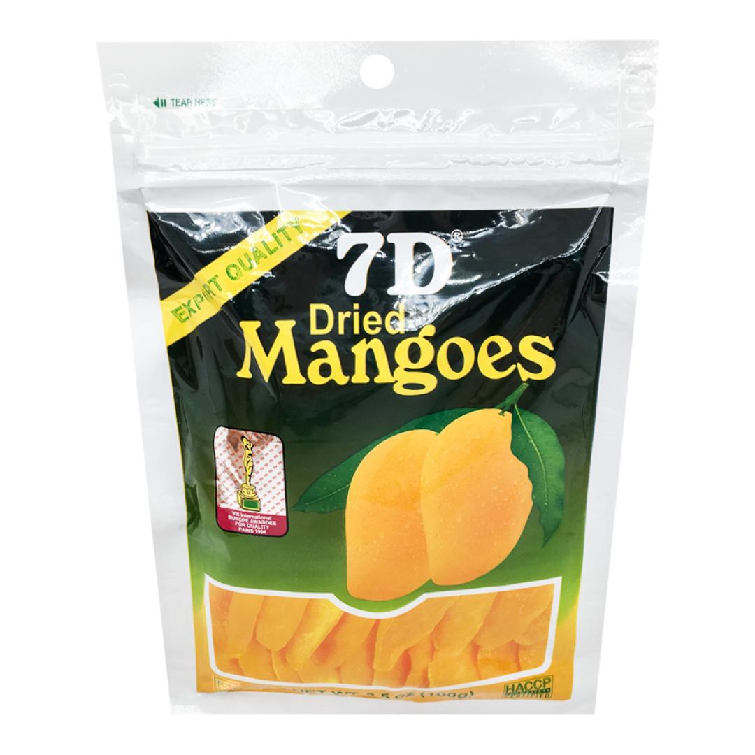 Сухие продукты Сушеное манго (dried mango) 7D | 7Д 100г