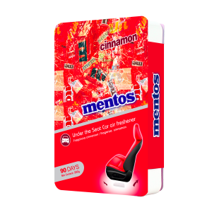 Ароматизатор воздуха MENTOS (CINNAMON) под сиденье, гелевый MNT804