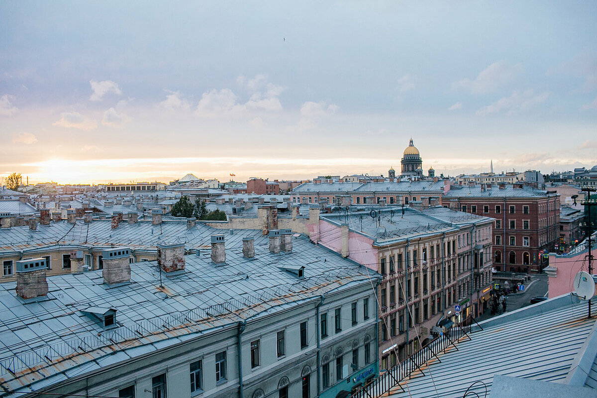 Крыши домов санкт петербург