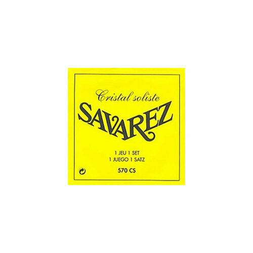 Струны для классической гитары Savarez Cristal Soliste 570 CS Very High (6