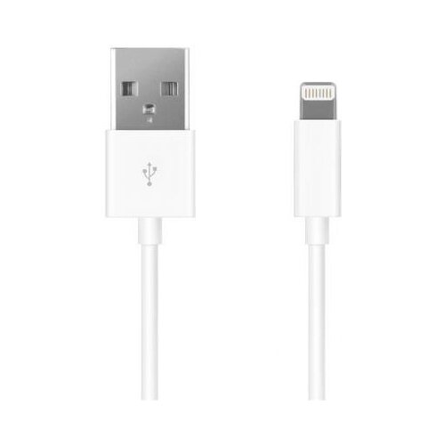 Кабель для Apple Lightning Prime Line 1м белый (7201)