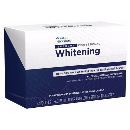 Crest отбеливающие полоски Supreme Professional Whitening, 1