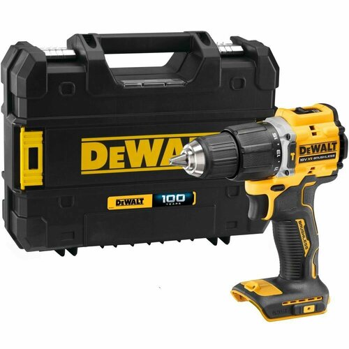 Аккумуляторная ударная дрель-шуруповерт DEWALT DCD100YNT 18В без АКБ и ЗУ в кейсе