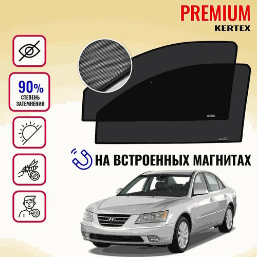 KERTEX PREMIUM (85-90%) Каркасные автошторки на встроенных магнитах на передние