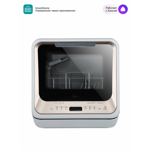 Компактная посудомоечная машина Midea MCFD42900GMINI-i,