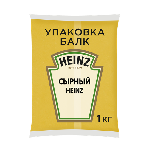 Соус Heinz Сырный, 1 кг, 1 л