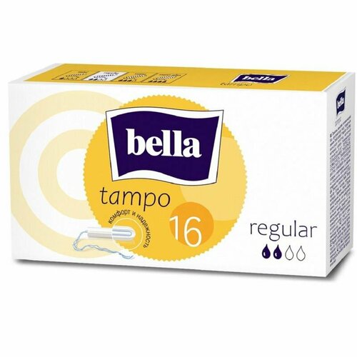 Тампоны Bella Premium Comfort Regular Easy Twist, 16